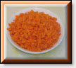 Finely Diced Carrots